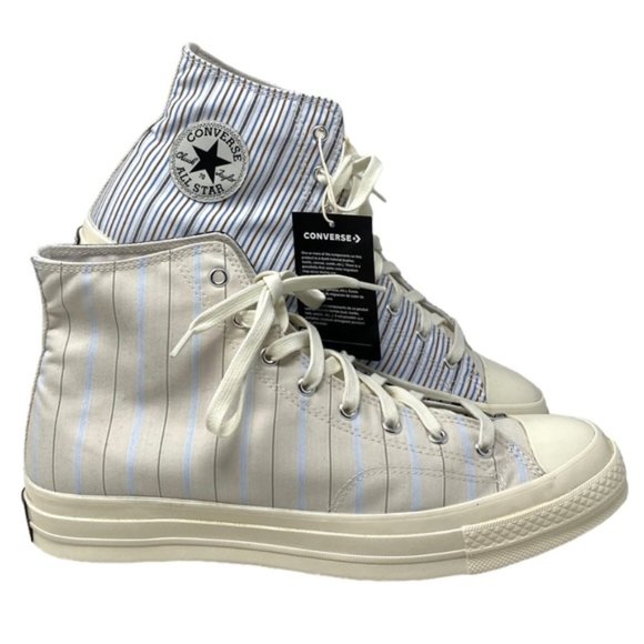 Converse Other - Converse Chuck 70 Retro Shoes For Men Skate High Stripes Canvas A00457C-WWSBBBBW